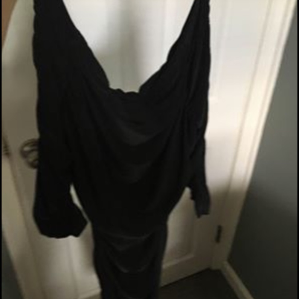 Black cocktail dress